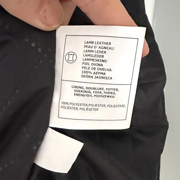 Men's Classic Black Leather Jacket - Picture 3 of 5